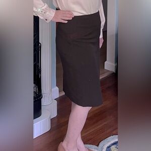 Antonio Melani lined Brown Pencil Skirt with hidden back zipper. Good condition